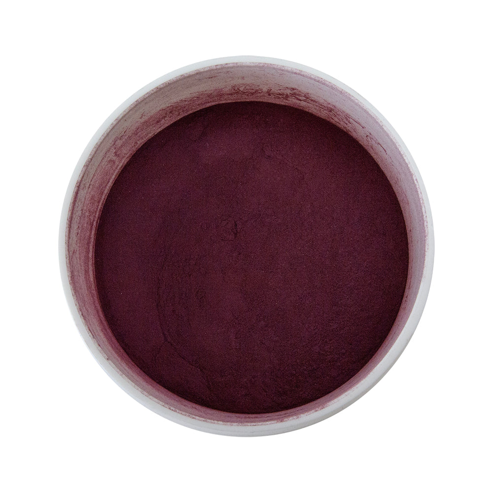 open jar of Powder Coating - Maroon Bliss - Gloss