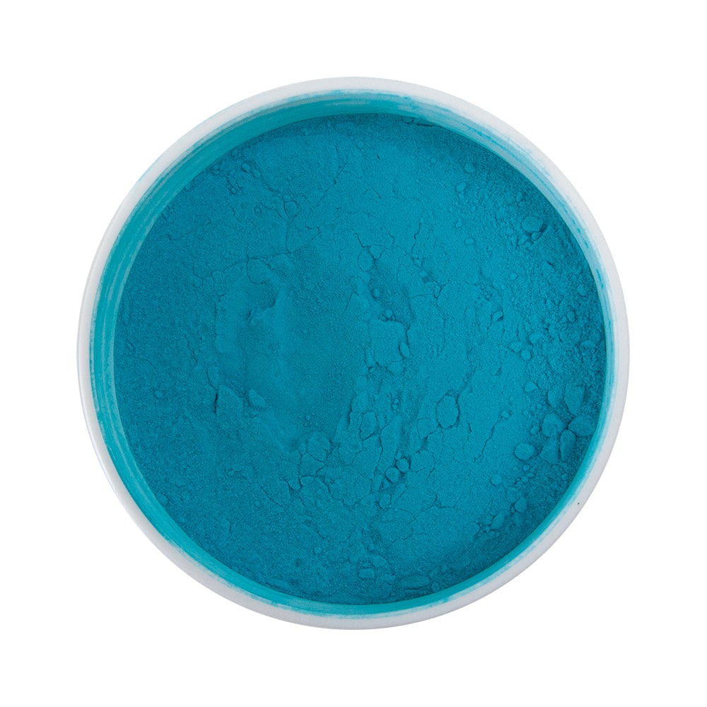 open jar of Powder Coating - Aqua Clear - High Gloss