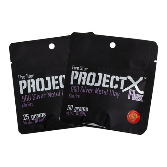 Five Star Project X™ - .960 Flex Silver Clay 25g and 50g packages