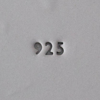 Quality Stamp for Wet Clay - .925 - 2mm impression in clay