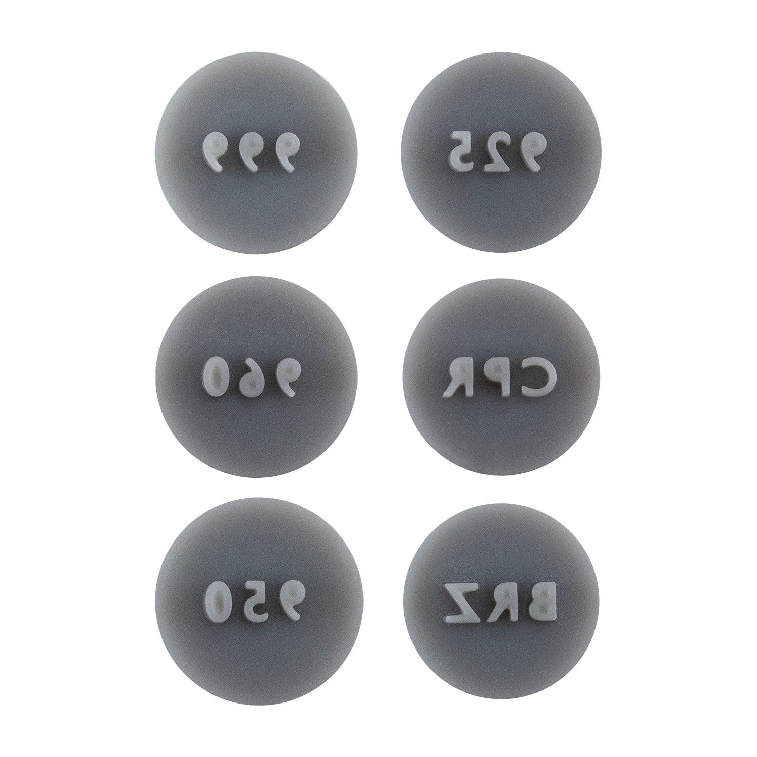 Quality Stamp for Wet Clay - Set/6