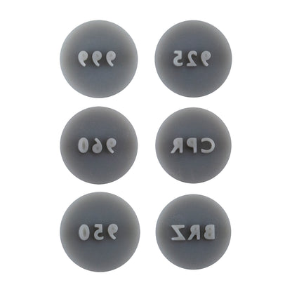 Quality Stamp for Wet Clay - Set/6