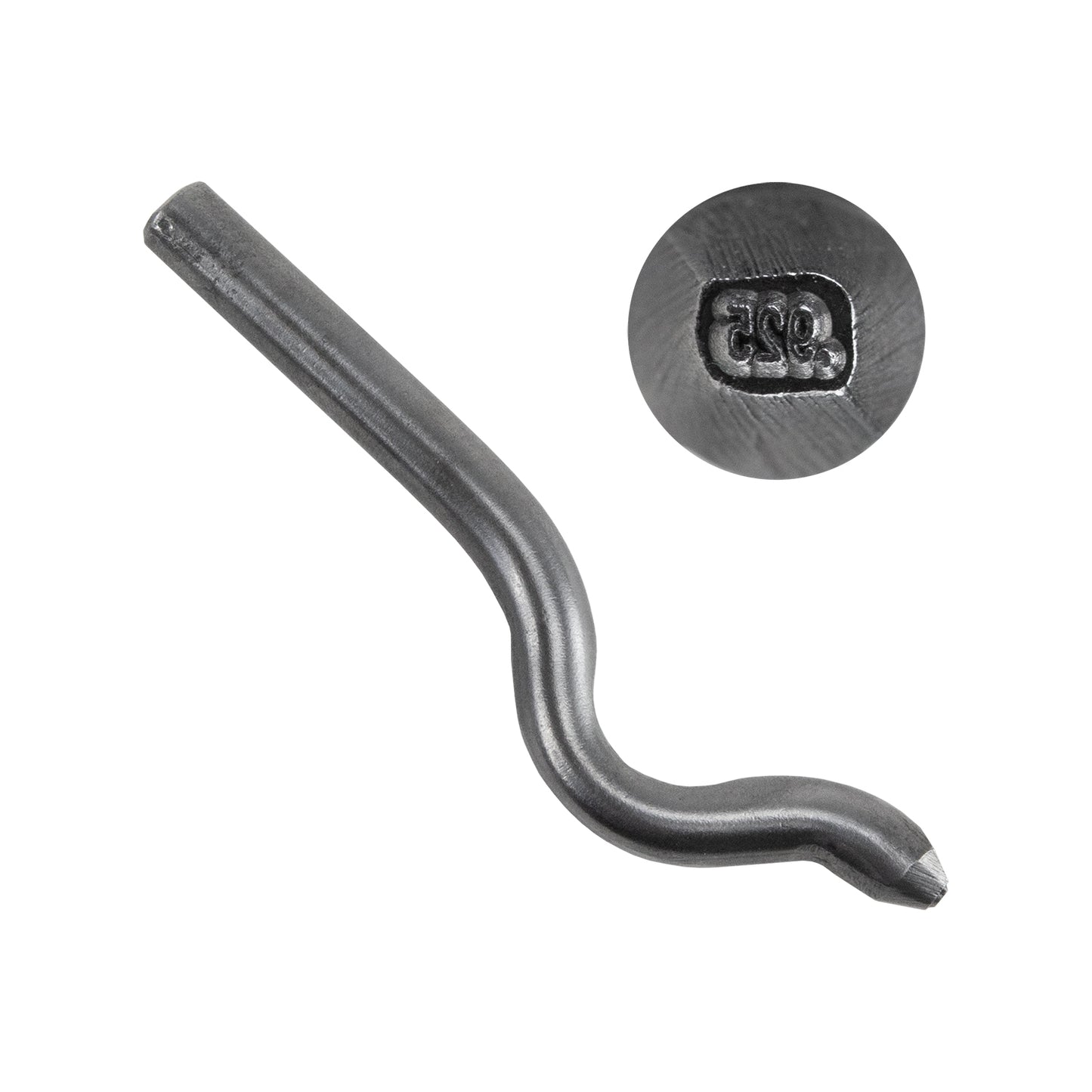 Quality Stamp - .925 - Bent 2mm