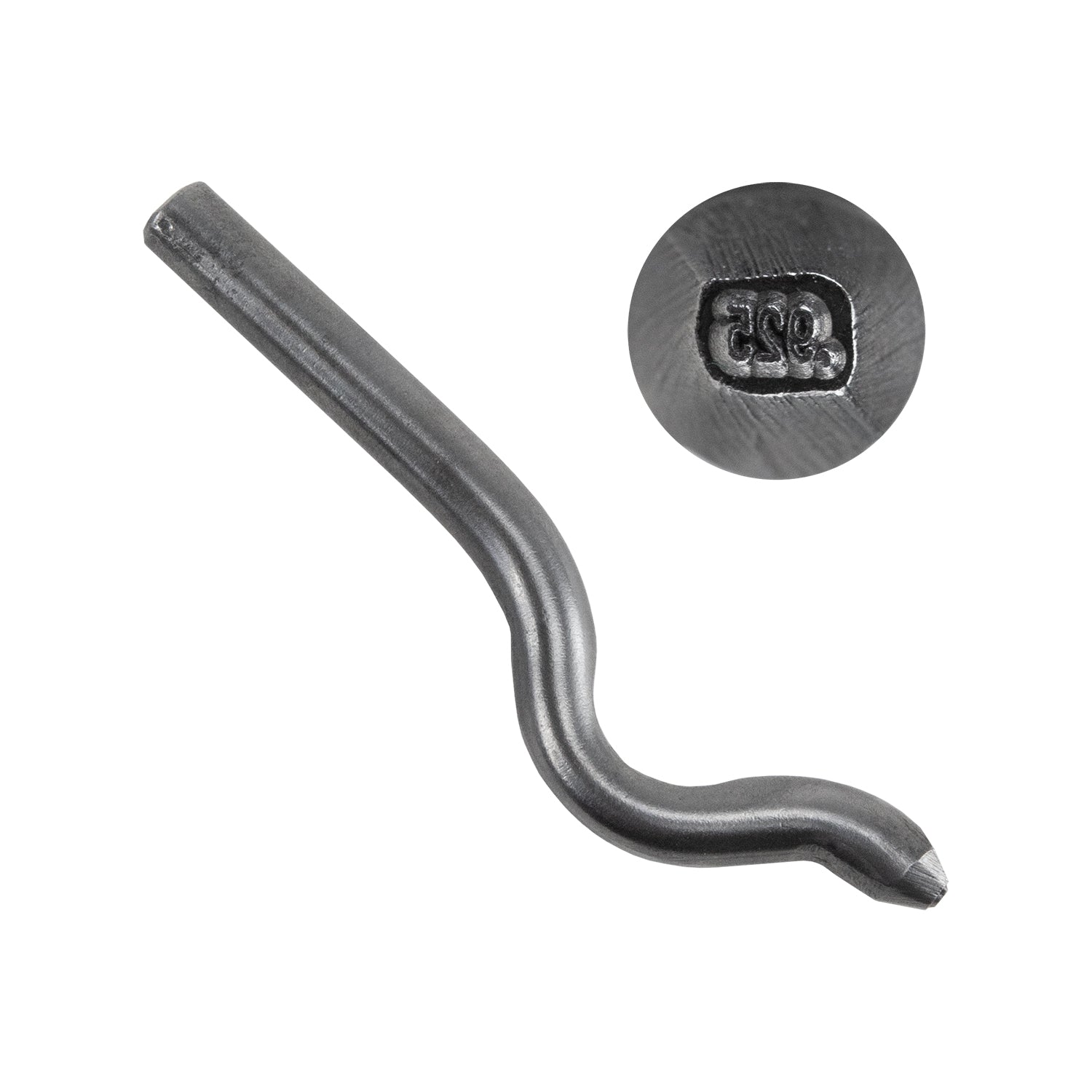 Quality Stamp - .925 - Bent 2mm