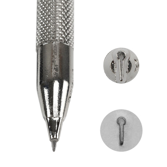 Design Stamp - Flourish 1&nbsp;

While designed for leather stamping, these work great for metal clay.

This stamp is a popular and fun design for personalizing your projects. It is chrome plated, quality constructed for a lifetime of use and designed for all skill levels. Each stamp is detailed to offer clear impression for accents and designs. Use multiple stamps to create more complicated designs.

Design impression measures approximately 2.5mm x 7mm
Stamp length is 4-3/8".