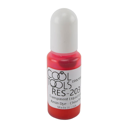 bottle of Transparent Liquid Epoxy Resin Dye - China Red