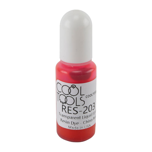 bottle of Transparent Liquid Epoxy Resin Dye - China Red