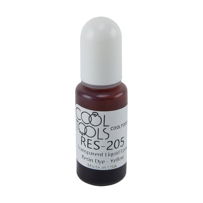 bottle of Transparent Liquid Epoxy Resin Dye - Yellow