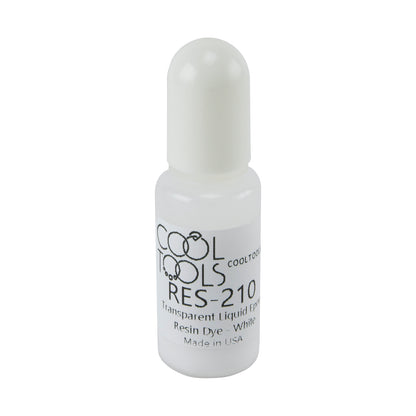 bottle of Transparent Liquid Epoxy Resin Dye - White