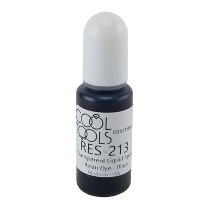 bottle of Transparent Liquid Epoxy Resin Dye - Black