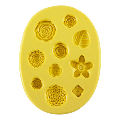 yellow Silicone Jewelry Mold for Resin - Blooms 2