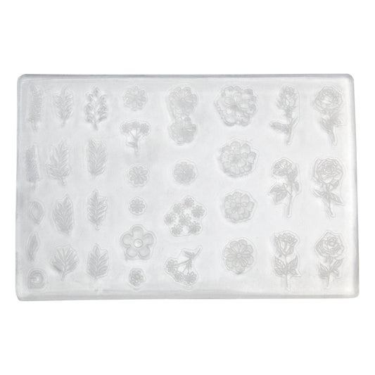 Mini Silicone Jewelry Mold - Botanicals