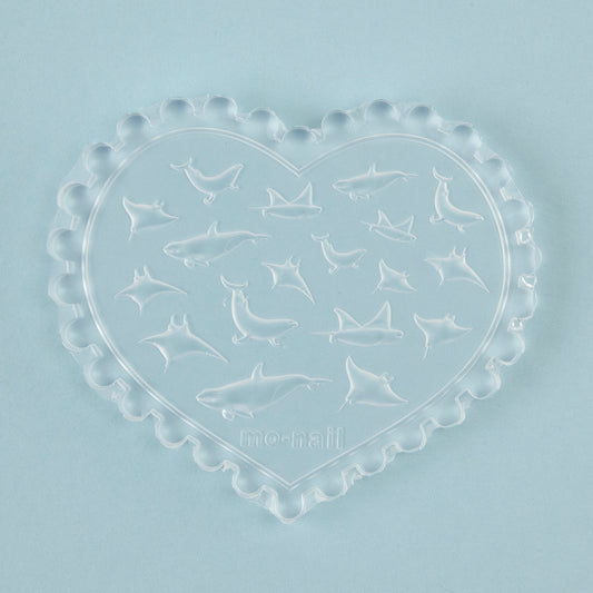 Mini Silicone Jewelry Mold - Manta Rays & Whales