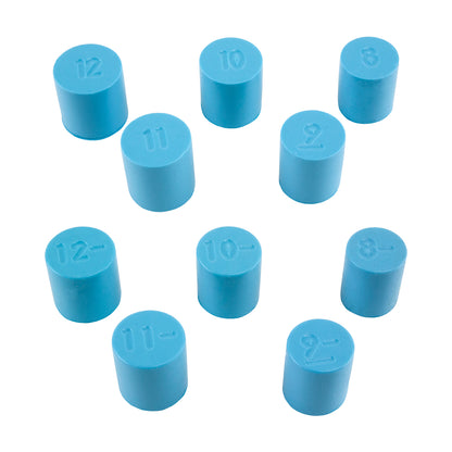 
Cool Tools Silicone Ring Mandrels blue whole and half sizes