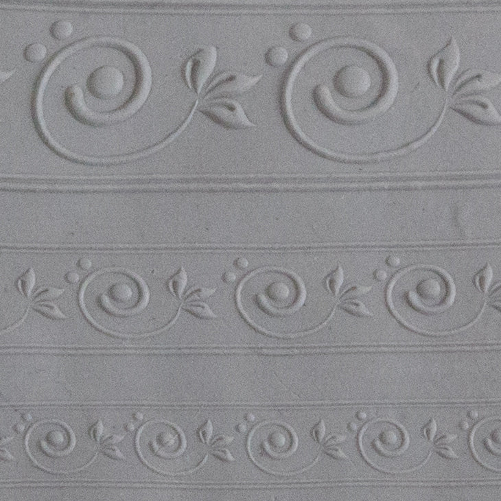 gray Rings & Bangles Texture - Leaves, Tendrils & Swirls sample