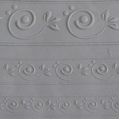 gray Rings & Bangles Texture - Leaves, Tendrils & Swirls sample
