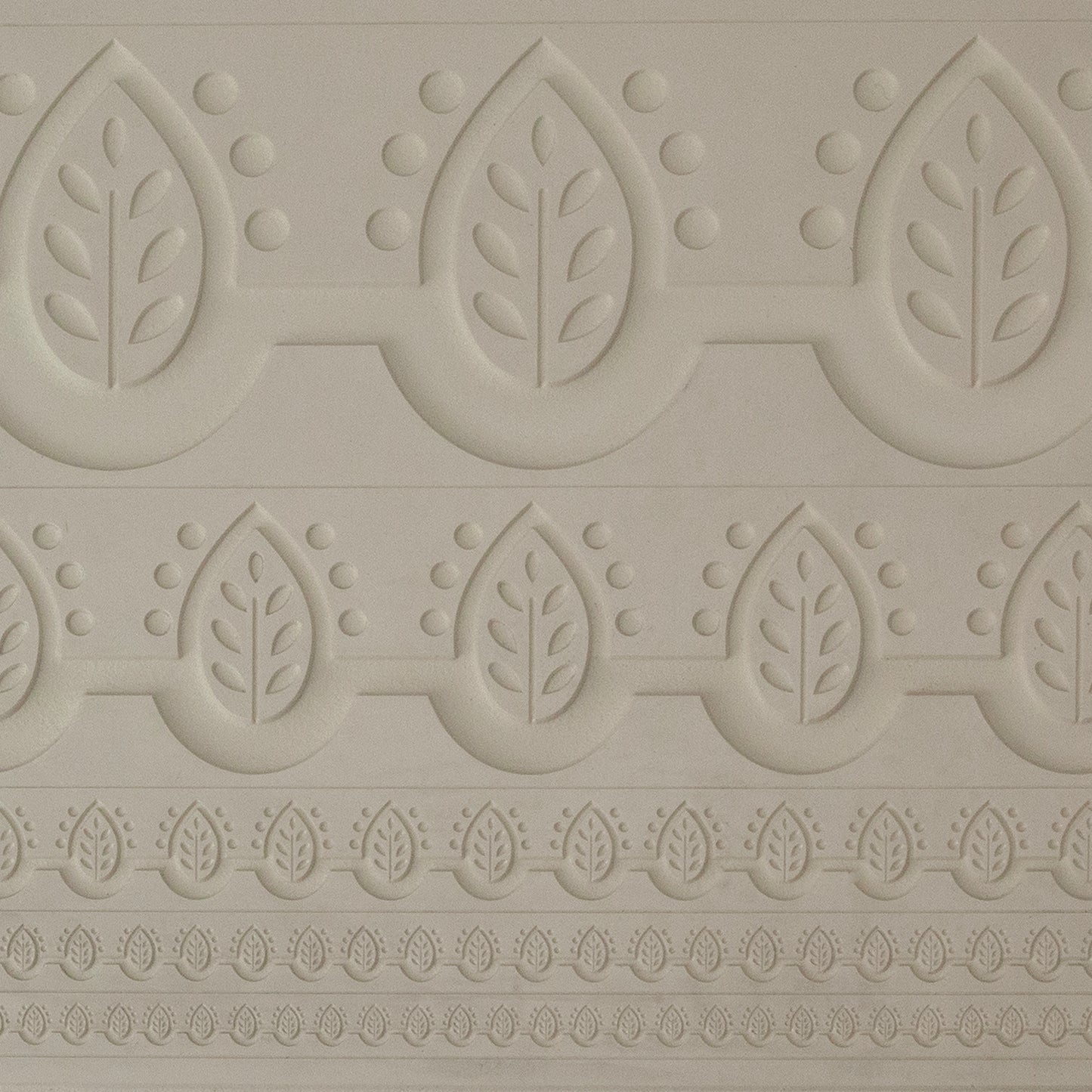 beige Rings & Bangles Texture - Stamped Leaves 