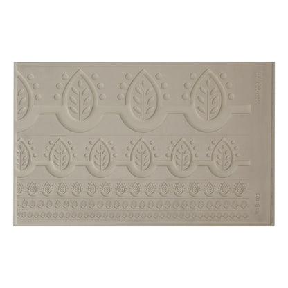 beige Rings & Bangles Texture - Stamped Leaves 