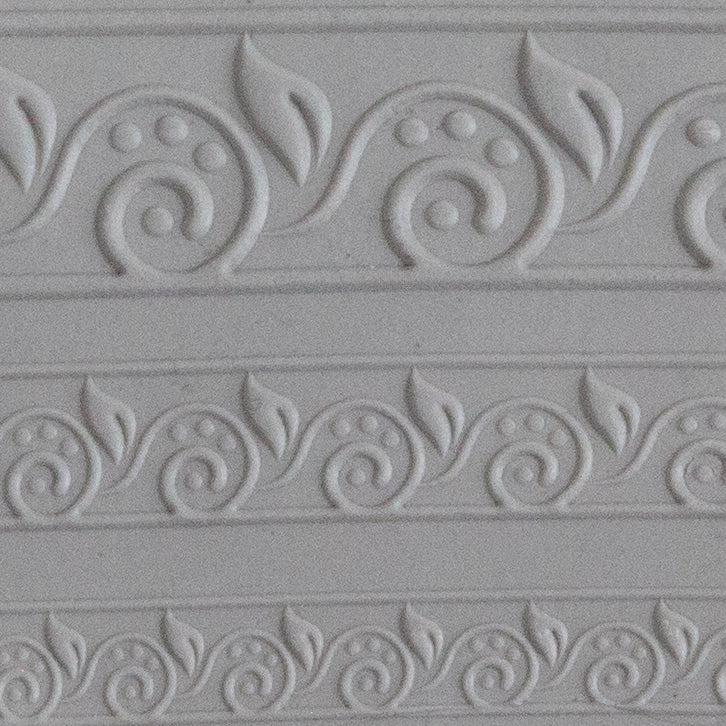 gray  beige Rings & Bangles Texture - Stamped Leaves  sample