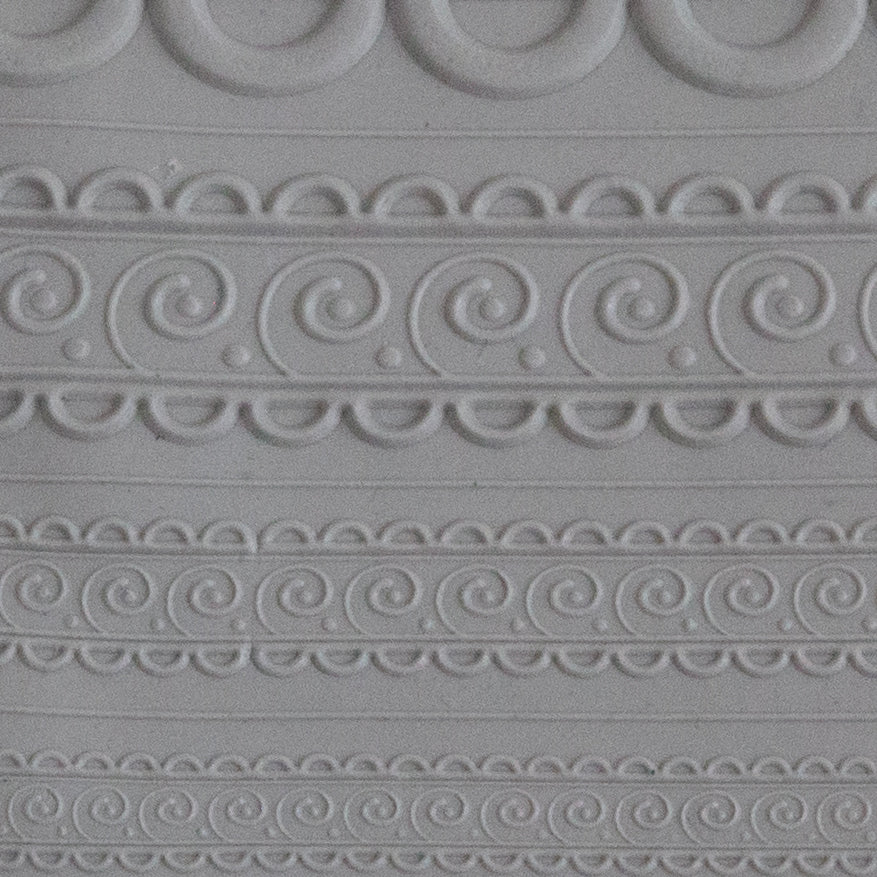 gray  Rings & Bangles Texture - Riding the Waves sample