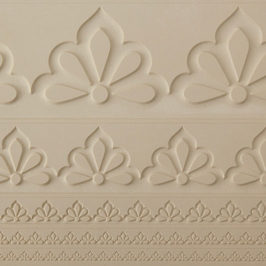 beige Rings & Bangles Texture - Floral Motif