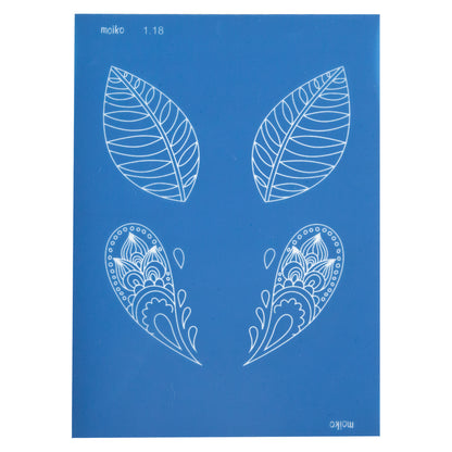 blue Moiko Silk Screen - Style 1.18