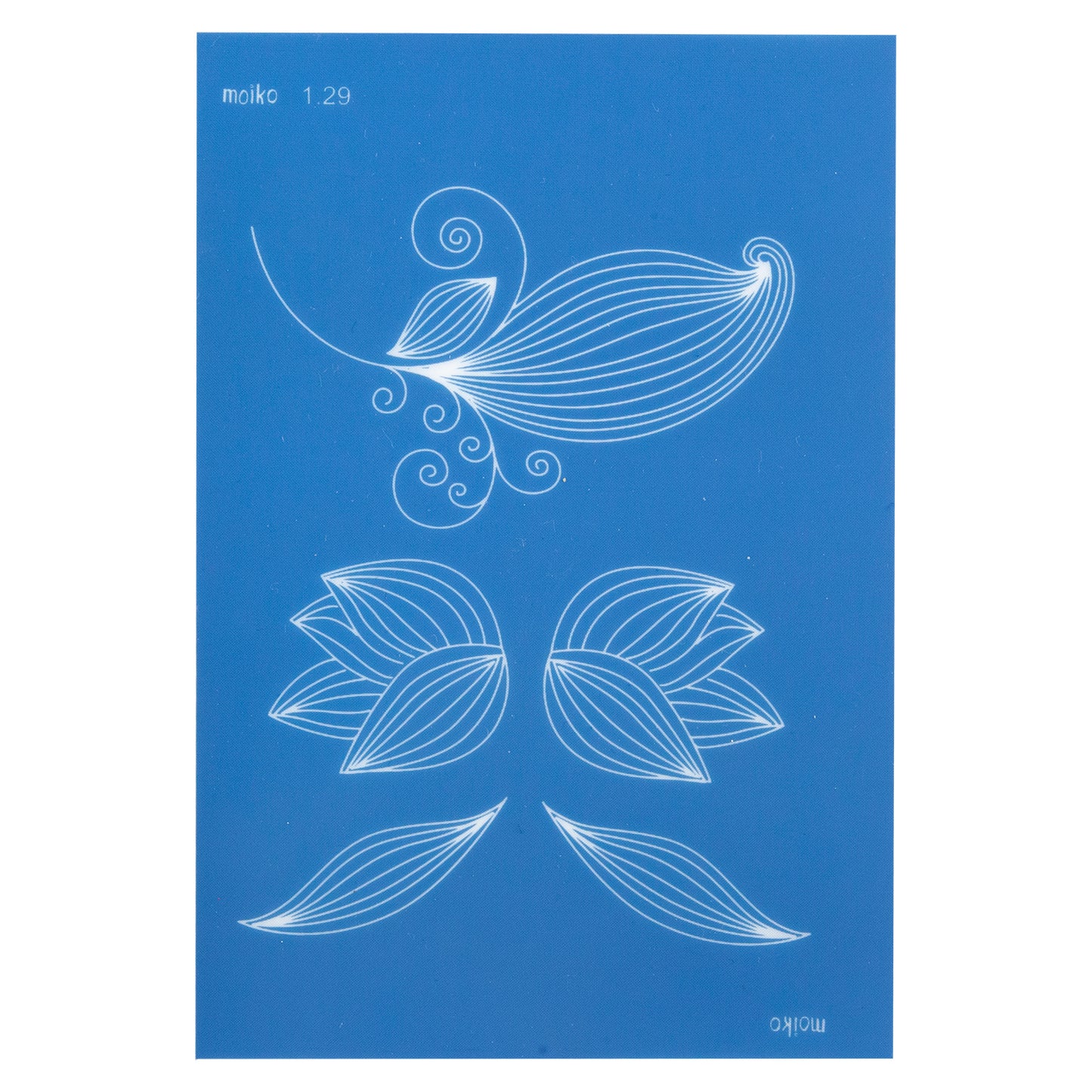 blue Moiko Silk Screen - Style 1.29