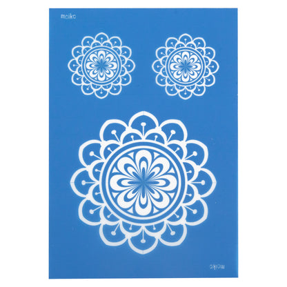 blue Moiko Silk Screen - Style 2.11