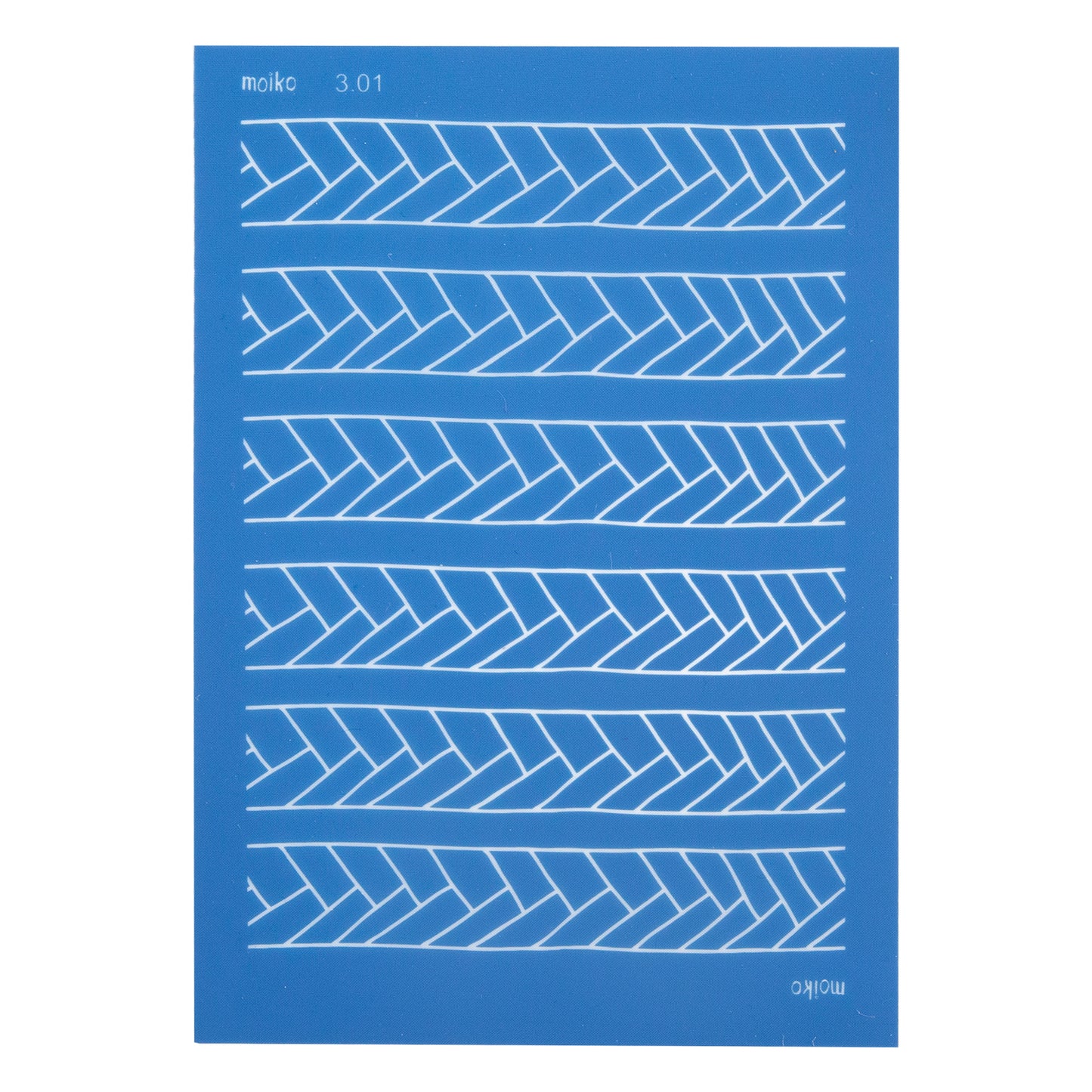 blue Moiko Silk Screen - Style 3.01