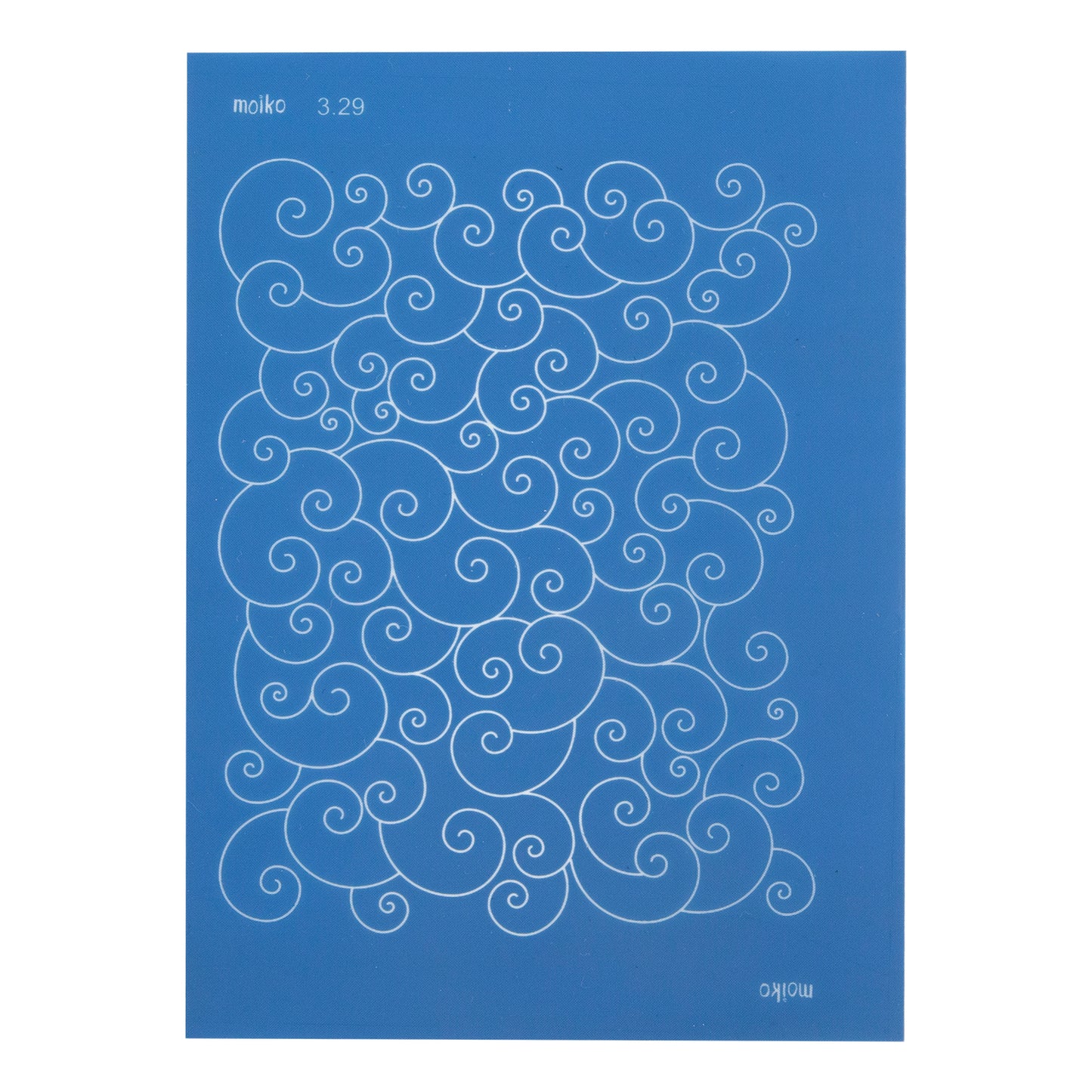 blue Moiko Silk Screen - Style 3.29