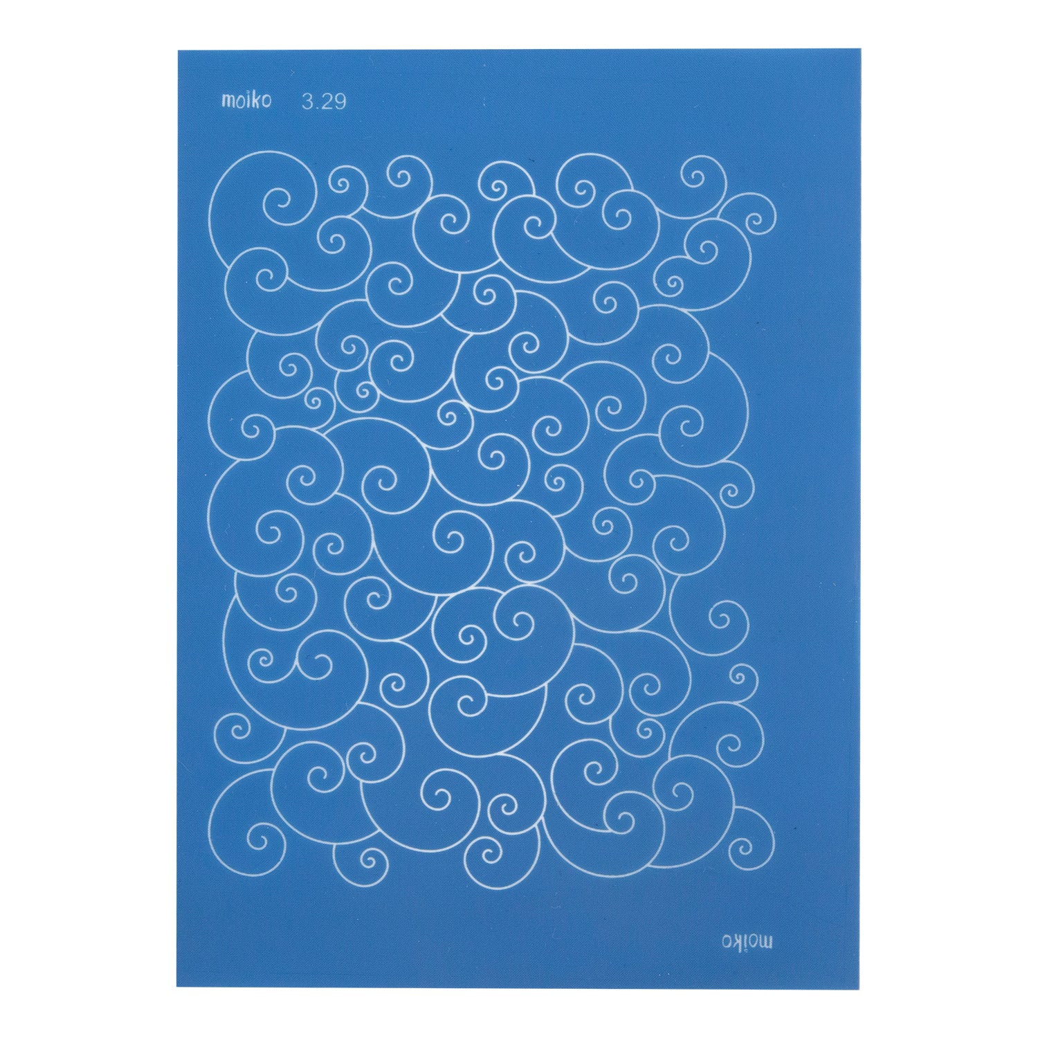 blue Moiko Silk Screen - Style 3.29