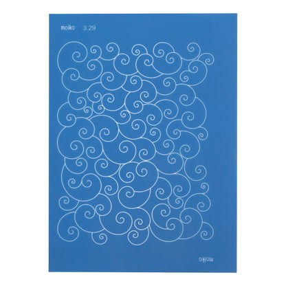 blue Moiko Silk Screen - Style 3.29