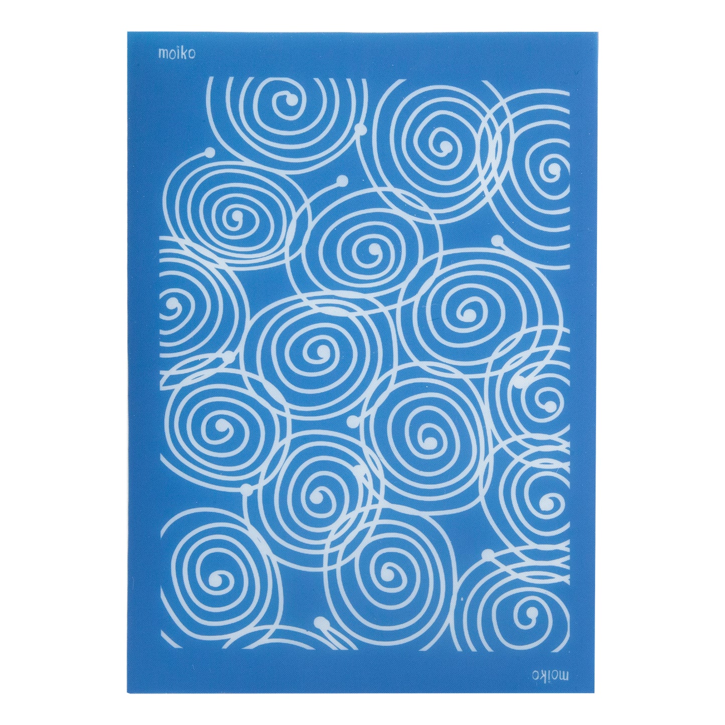 blue Moiko Silk Screen - Style 4.03