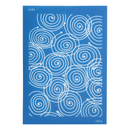 blue Moiko Silk Screen - Style 4.03