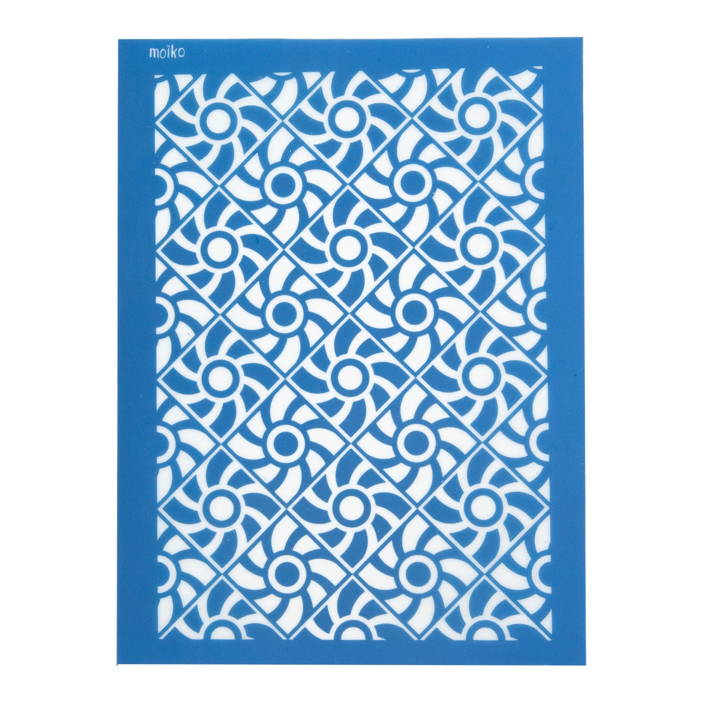 blue Moiko Silk Screen - Style 4.10