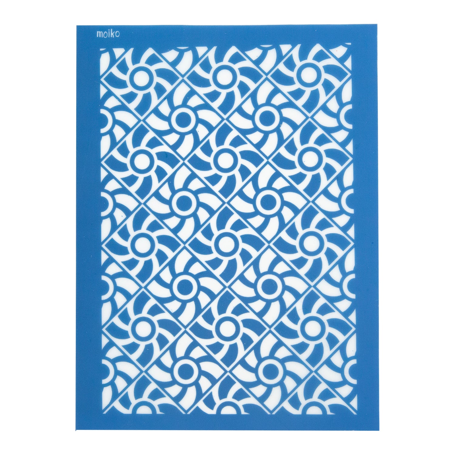 blue Moiko Silk Screen - Style 4.10