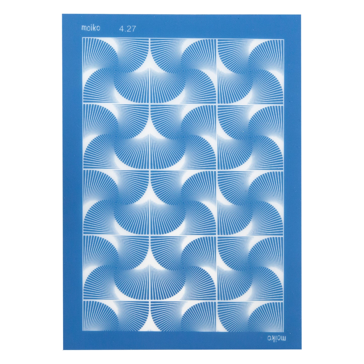 blue Moiko Silk Screen - Style 4.27