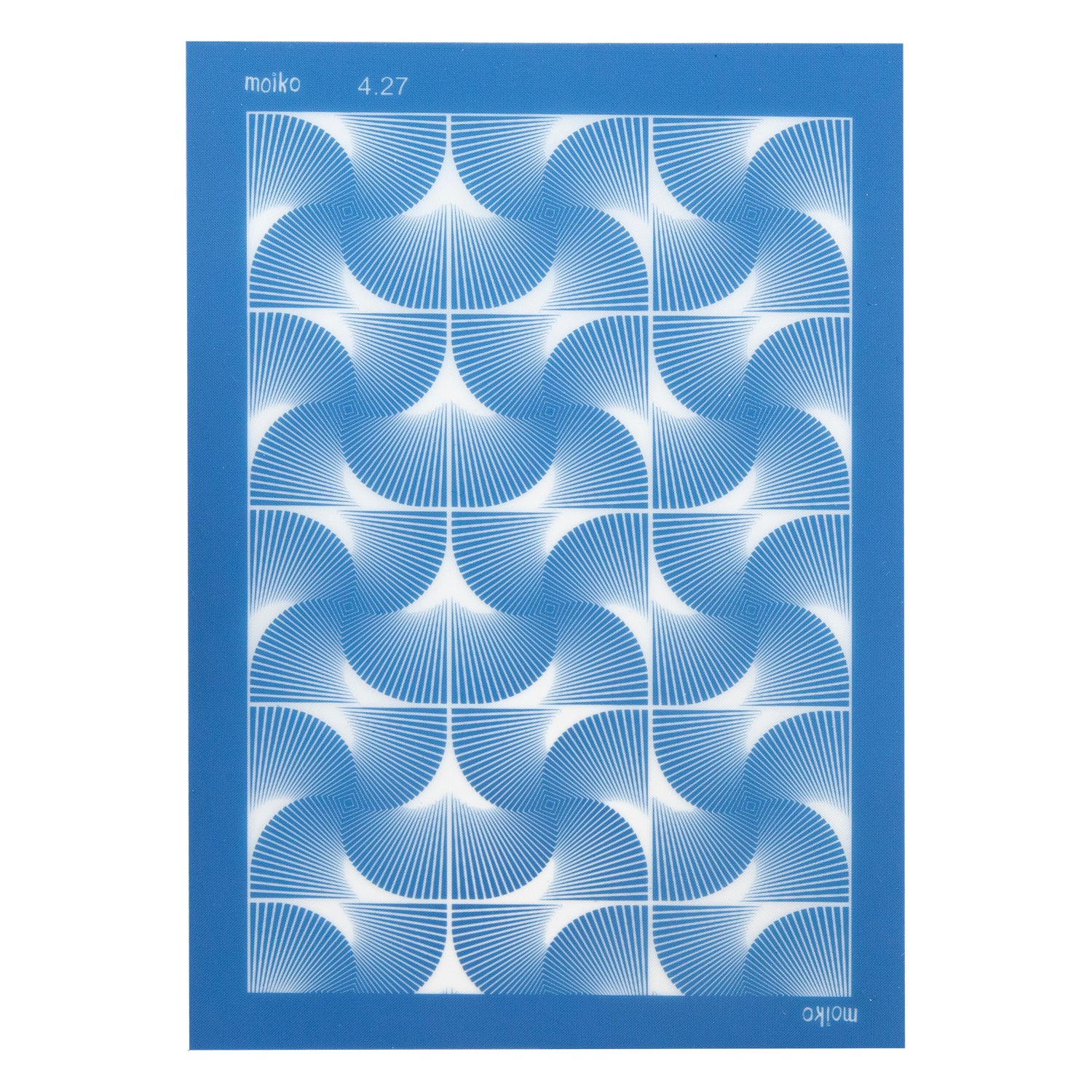 blue Moiko Silk Screen - Style 4.27