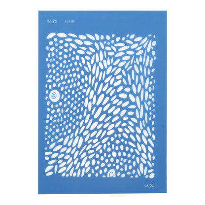 blue Moiko Silk Screen - Style 6.08