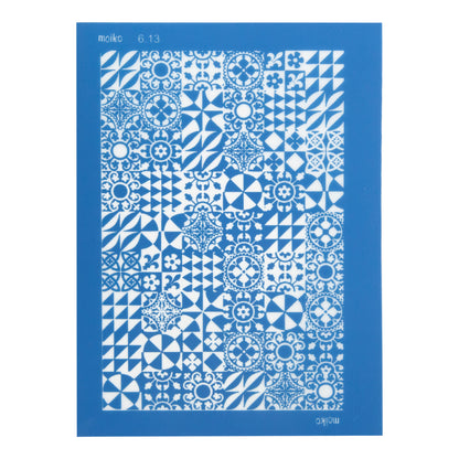 blue Moiko Silk Screen - Style 6.13