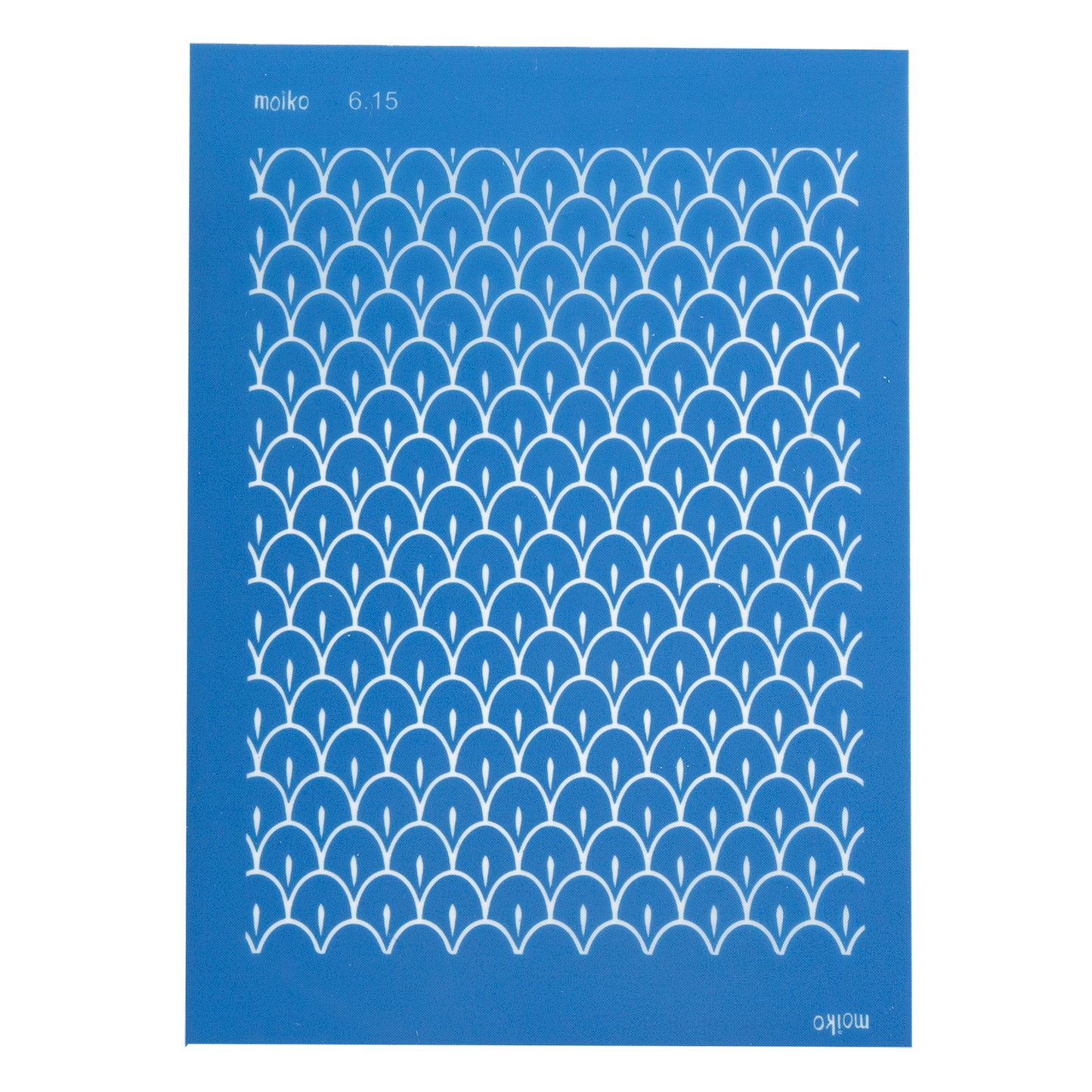 blue Moiko Silk Screen - Style 6.15