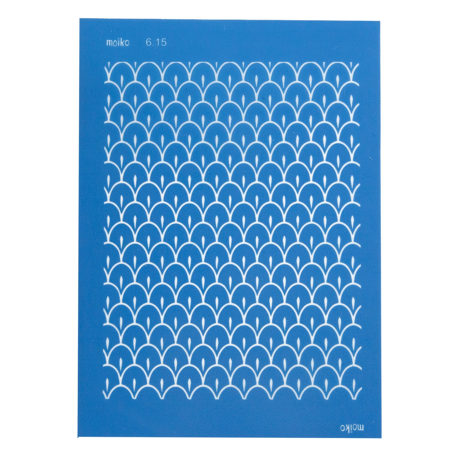 blue Moiko Silk Screen - Style 6.15