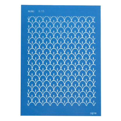 blue Moiko Silk Screen - Style 6.15