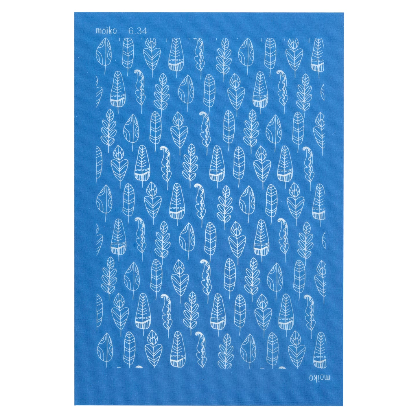 blue Moiko Silk Screen - Style 6.34