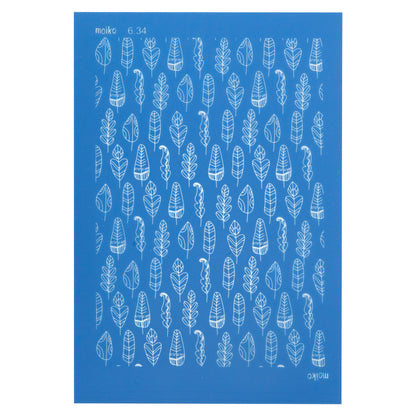blue Moiko Silk Screen - Style 6.34