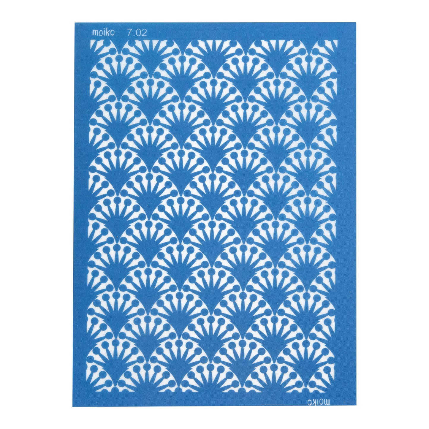 blue Moiko Silk Screen - Style 7.02