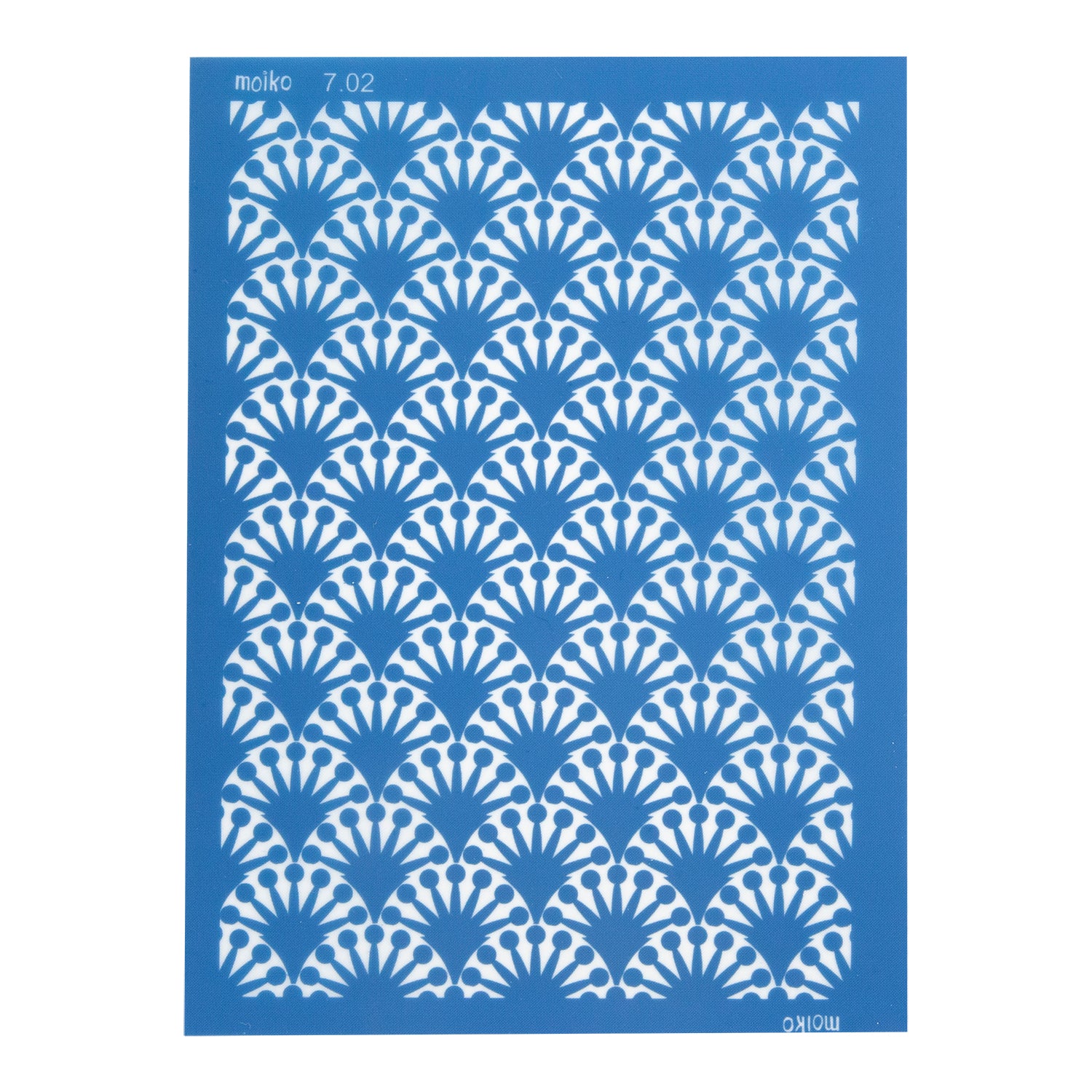 blue Moiko Silk Screen - Style 7.02