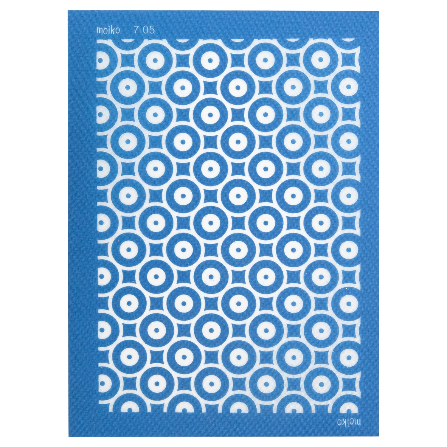 blue Moiko Silk Screen - Style 7.05