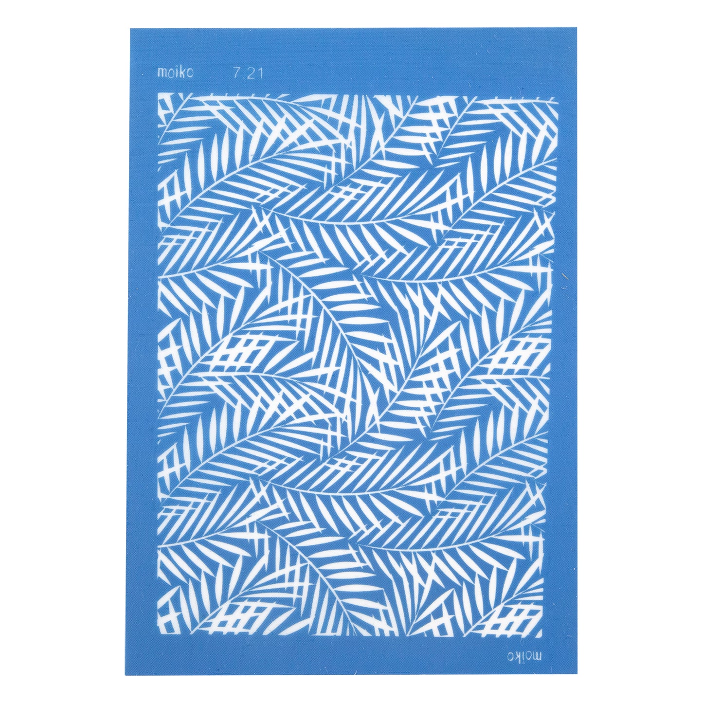 blue Moiko Silk Screen - Style 7.21