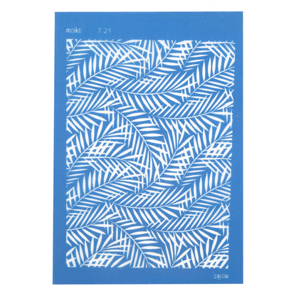 blue Moiko Silk Screen - Style 7.21